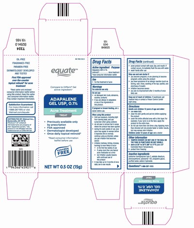 Carton (Equate Adapalene Gel 15g)